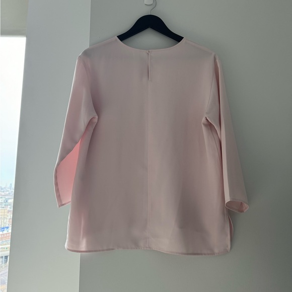 Uniqlo Light Pink Long Sleeve Blouse - Picture 4 of 6